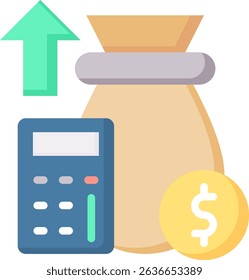 Cost Icon Element For Design