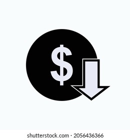 Cost Icon. Expense Symbol  - Vector.