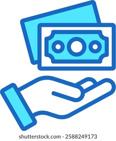 Cost Icon Outline Vector Illustration