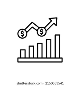 cost icon in vector. logotype
