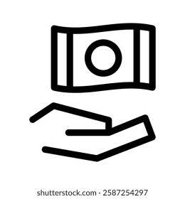 Cost Icon Vector Symbol Design Illustration