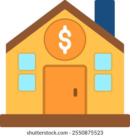 Cost Of Living Flat Vector Icon Design