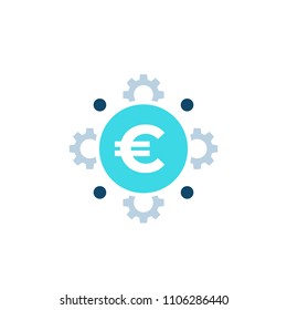 cost optimization, financial, money management, efficiency icon