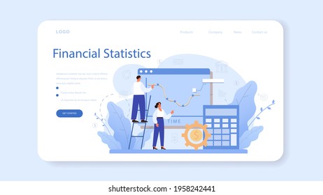 Cost optimization web banner or landing page. Idea of financial