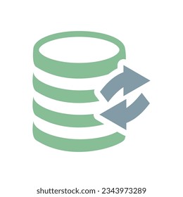 Icono De Color Plano De Coste Por Acción Aislado En La Ilustración Del Vector De Fondo Blanco | Iconos de Seo