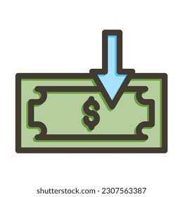 Cost Per Click Thick Line Filled Colors For Personal And Commercial Use.

