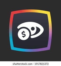 Costo por impresión - botón Icono de aplicación