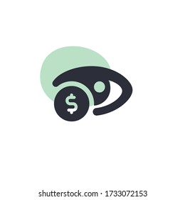 Cost Per Impression - Modern Icon (Pictogram)