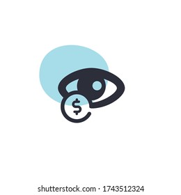 Costo por impresión - Icono moderno (Pictograma)