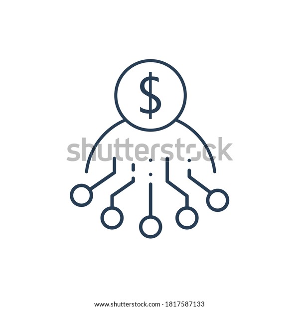 Cost Per Lead Vector Linear Icon Stock Vector (Royalty Free) 1817587133