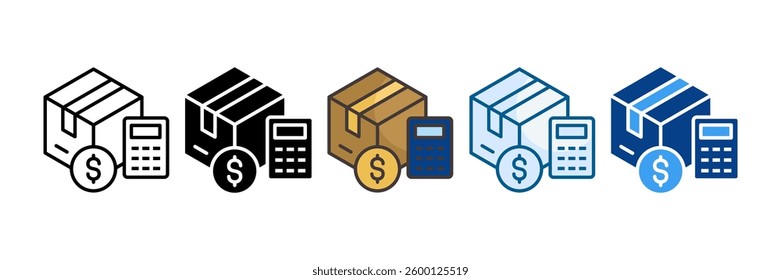 Cost Of Quality Icon Set Multiple Style Collection