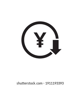 cost reduction icon symbol sign vector