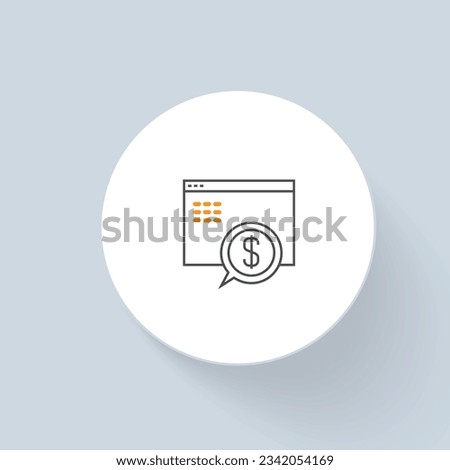 Cost Saving Advantage icon vector design