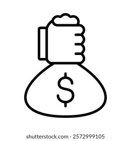 Cost Saving Icon Element For Design