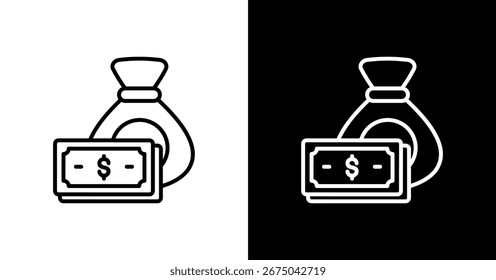 Cost Saving Icon Set Multiple Style Collection