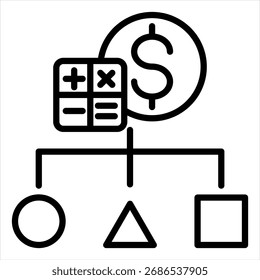 Kostenstruktur - Übersicht über ein einzelnes Symbol