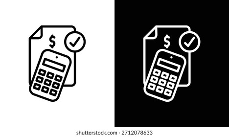 Versión de dos tonos en fondo blanco y negro