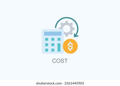 Cost Vector Or Logo Sign Symbol Illustration