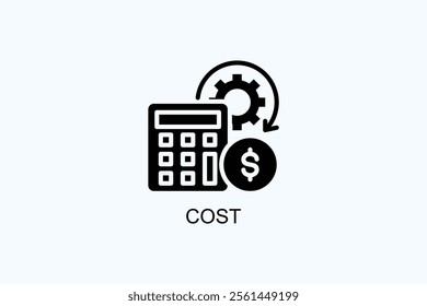Cost Vector Or Logo Sign Symbol Illustration