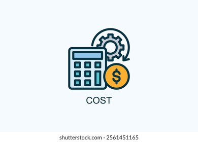 Cost Vector Or Logo Sign Symbol Illustration