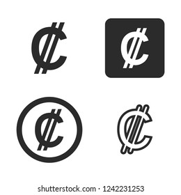 Costa rica colon currency symbol vector image