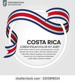 Costa Rica flag background