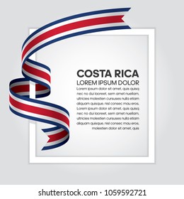 Costa Rica flag background