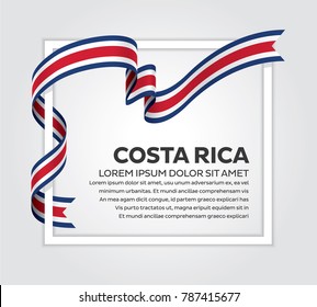 Costa Rica flag background