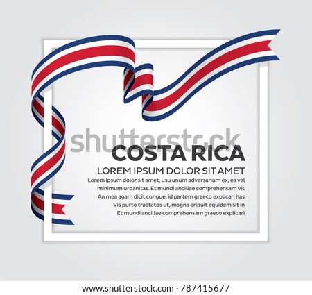 Costa Rica flag background