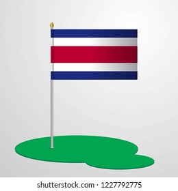 Costa Rica Flag Pole