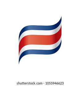 Costa Rica Flag Vector Illustration Stock Vector (Royalty Free) 1011624970