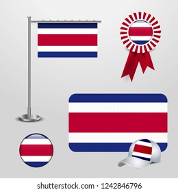 Costa rica icon design vector 