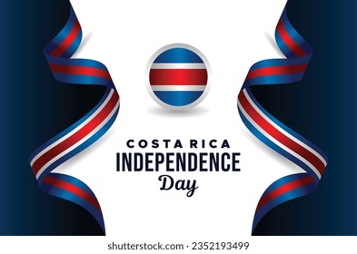 Costa Rica Independence Day Celebration Design