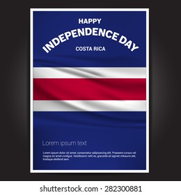 Costa Rica Independence Day poster