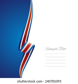 Costa Rica left side brochure cover vector