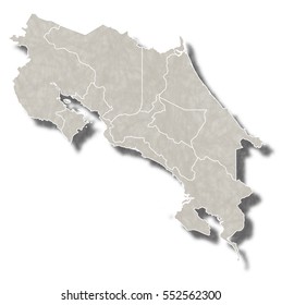 Costa Rica map city icon
