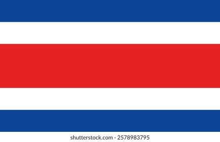 Costa Rica national flag. Flag of Costa Rica