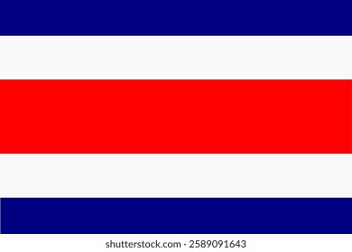 Costa Rica National Flag vector background