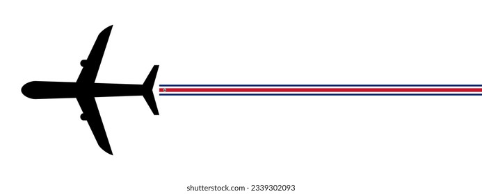 costa rica plane icon vector illustration. isolated on white background