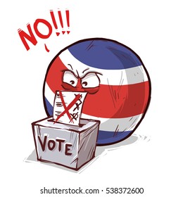Costa Rica voting no