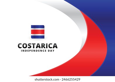 Costarica Independence Daye Celebrate Design