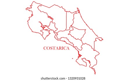CostaRica red line map