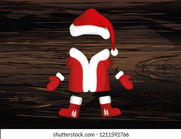 red santa jacket