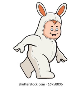 Costume Boy Walking