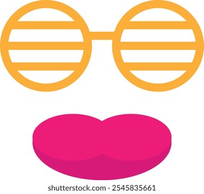 Costume Chracter People Icon Vector Flat Illustration