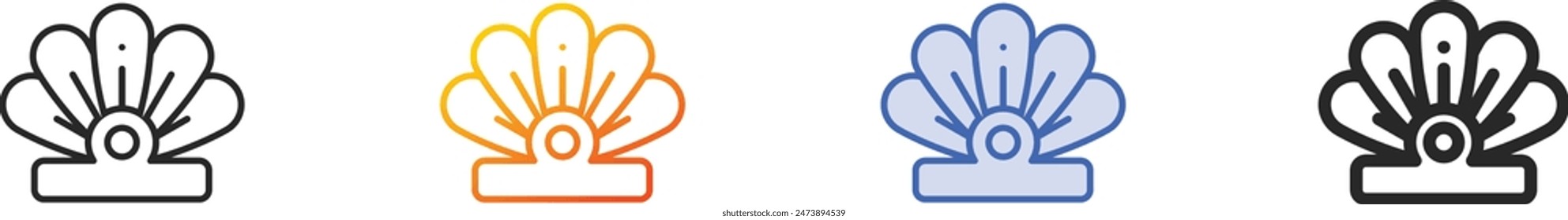 costume icon.Thin Linear, Gradient, Blue Stroke and bold Style Design Isolated On White Background