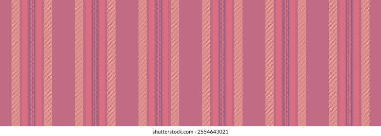 Costume lines vector background, fiber stripe pattern fabric. Blanket seamless texture textile vertical in red and orange colors palette.