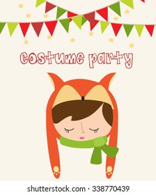 Costume party invitation