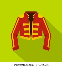 Costume of toreador icon. Flat illustration of costume of toreador vector icon for web