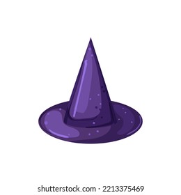 costume wizard hat cartoon. costume wizard hat sign. isolated symbol vector illustration